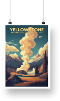 Yellowstone National Park Poster