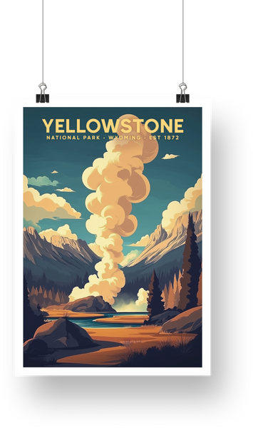 Yellowstone National Park Poster