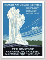 Yellowstone National Park WPA Sticker Large