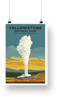 Yellowstone National Park Poster