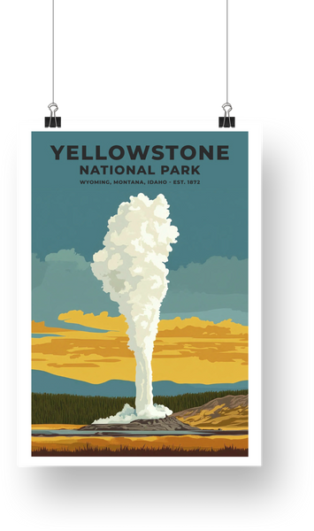 Yellowstone National Park Poster