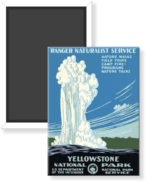 Yellowstone National Park WPA Magnet