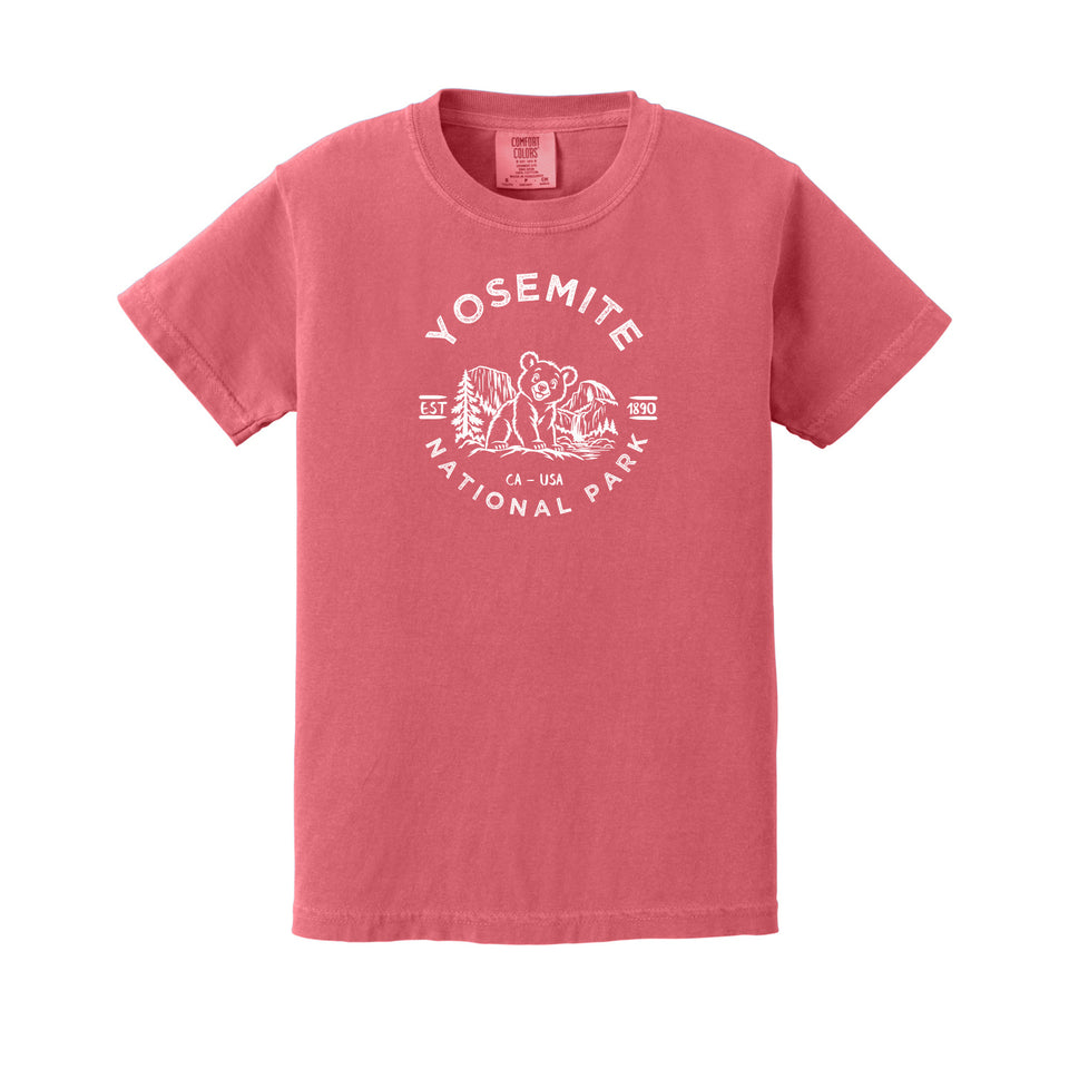 Yosemite children's Comfort Colors 9018 T-shirt in Watermelon
