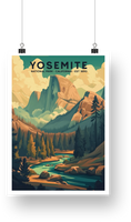 Yosemite National Park Poster