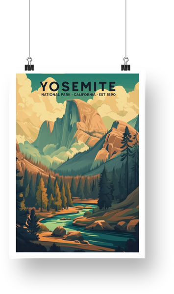 Yosemite National Park Poster