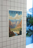 Zion National Park Poster