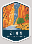 Zion National Park Die Cut Sticker Large