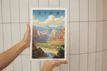 Zion National Park Poster