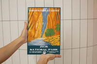 Zion National Park Poster