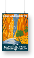 Zion National Park Poster