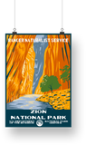 Zion National Park Poster