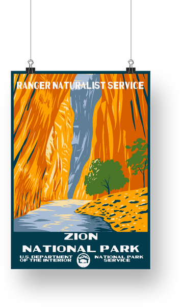 Zion National Park Poster