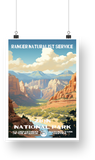 Zion National Park Poster