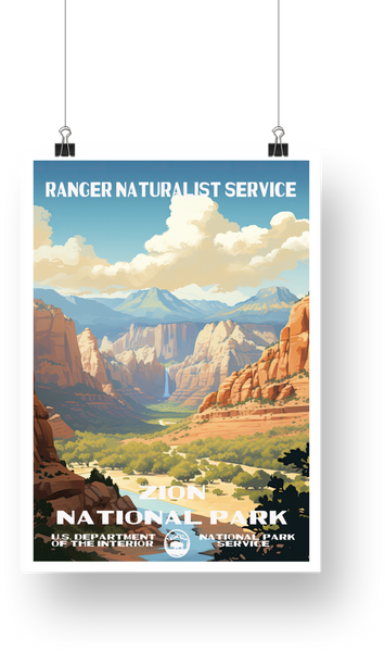 Zion National Park Poster