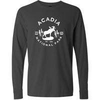 Acadia National Park Comfort Colors Long Sleeve T Shirt