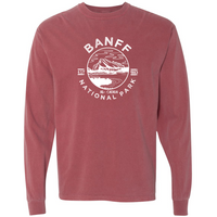 Banff National Park Comfort Colors Long Sleeve T Shirt