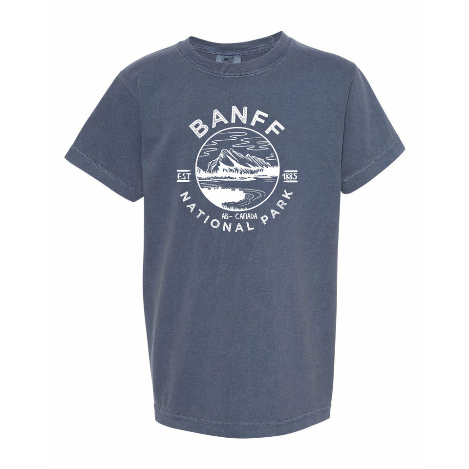 Banff National Park Youth Comfort Colors T shirt