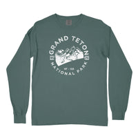 Grand Teton Valley National Park Comfort Colors Long Sleeve T Shirt