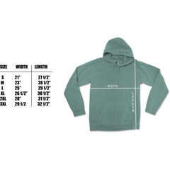 Mount Hood Oregon Comfort Colors Hoodie