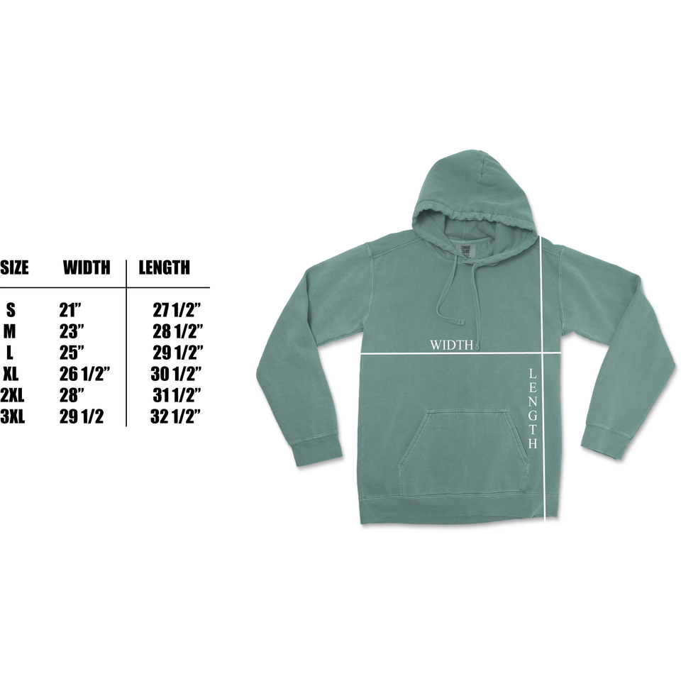 Mount Hood Oregon Comfort Colors Hoodie