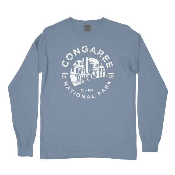 Congaree National Park Comfort Colors Long Sleeve T Shirt
