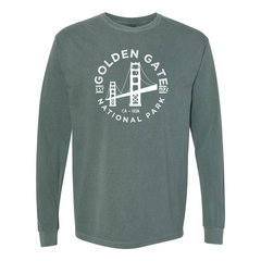 Golden Gate National Park Garment-Dyed Long Sleeve T Shirt