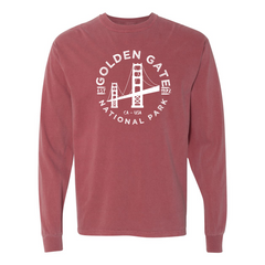 Golden Gate National Park Garment-Dyed Long Sleeve T Shirt