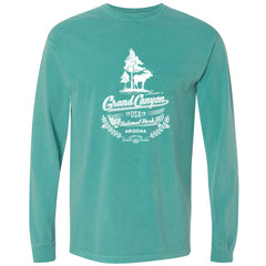 Grand Canyon National Park Garment-Dyed Long Sleeve T-Shirt – Moose and Forest