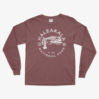 Haleakala National Park Comfort Colors Long Sleeve T Shirt