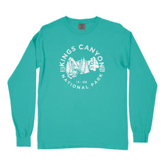 Kings Canyon National Park Garment-Dyed Long Sleeve T Shirt
