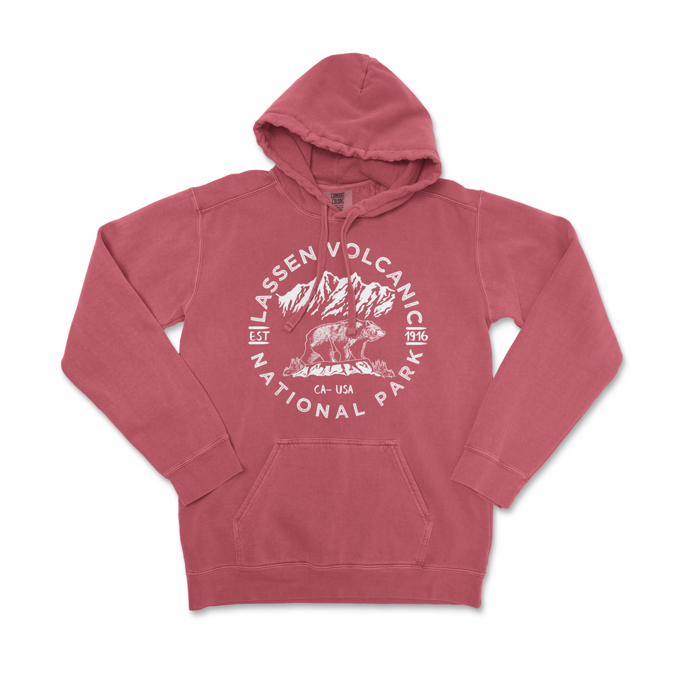 Lassen Volcanic National Park Comfort Colors Hoodie