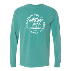 Lassen Volcanic National Park Comfort Colors Long Sleeve T Shirt
