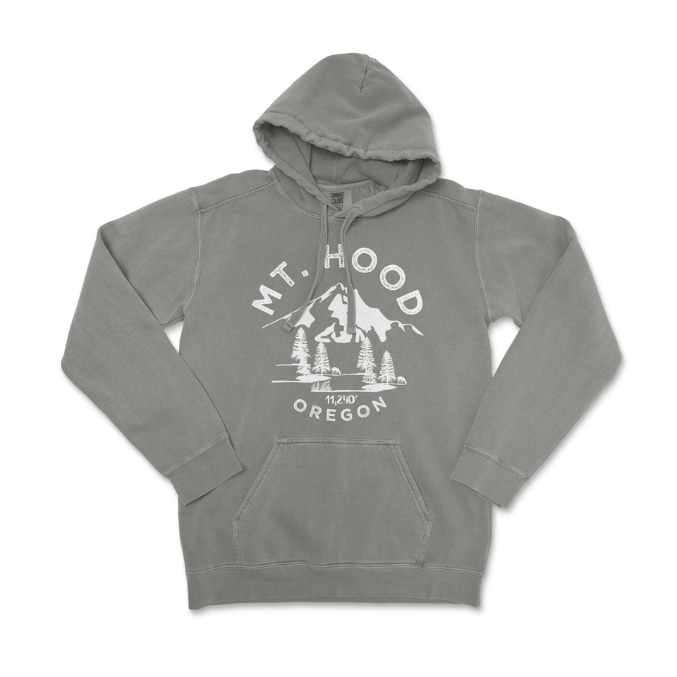 Mount Hood Oregon Comfort Colors Hoodie