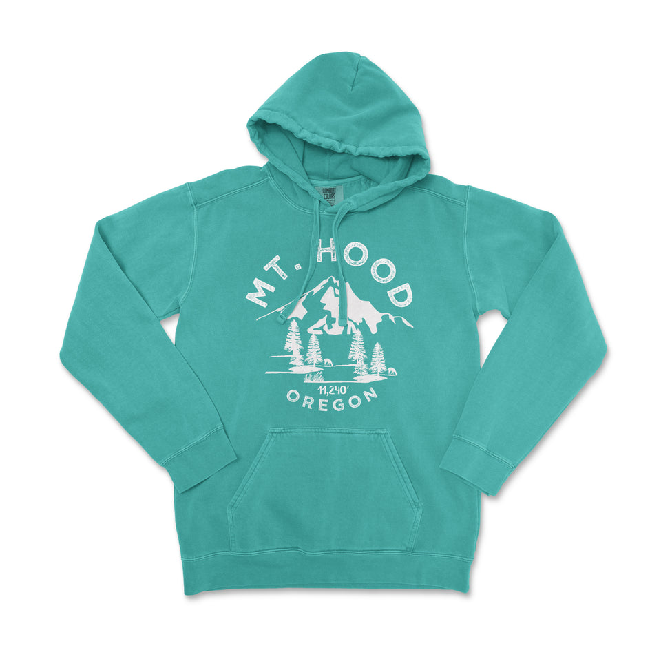Mount Hood Oregon Comfort Colors Hoodie