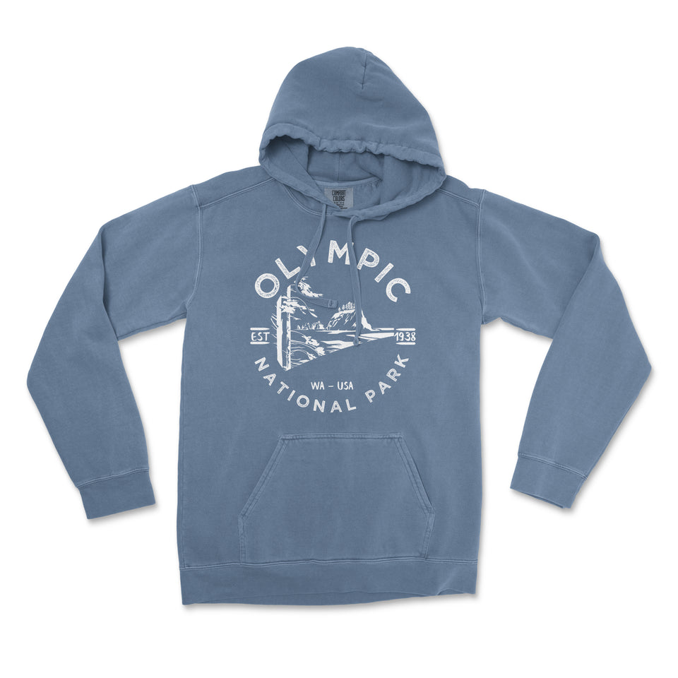 Olympic National Park Garment-Dyed Hoodie