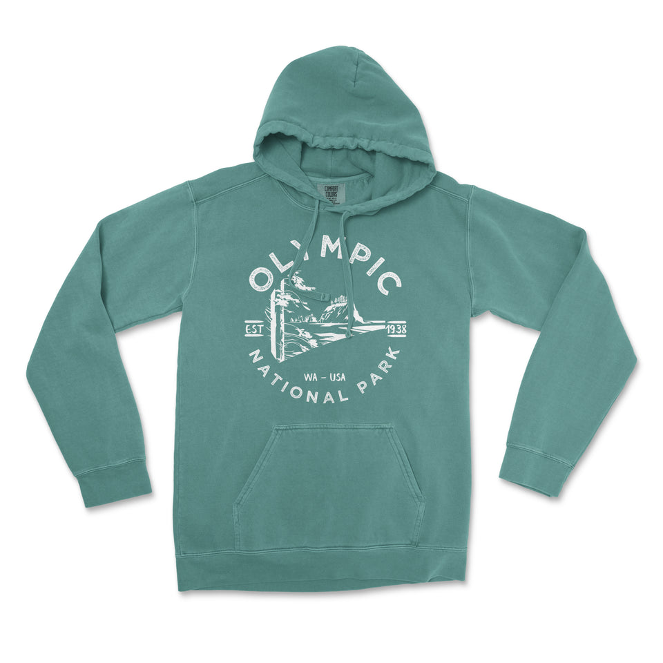 Olympic National Park Garment-Dyed Hoodie