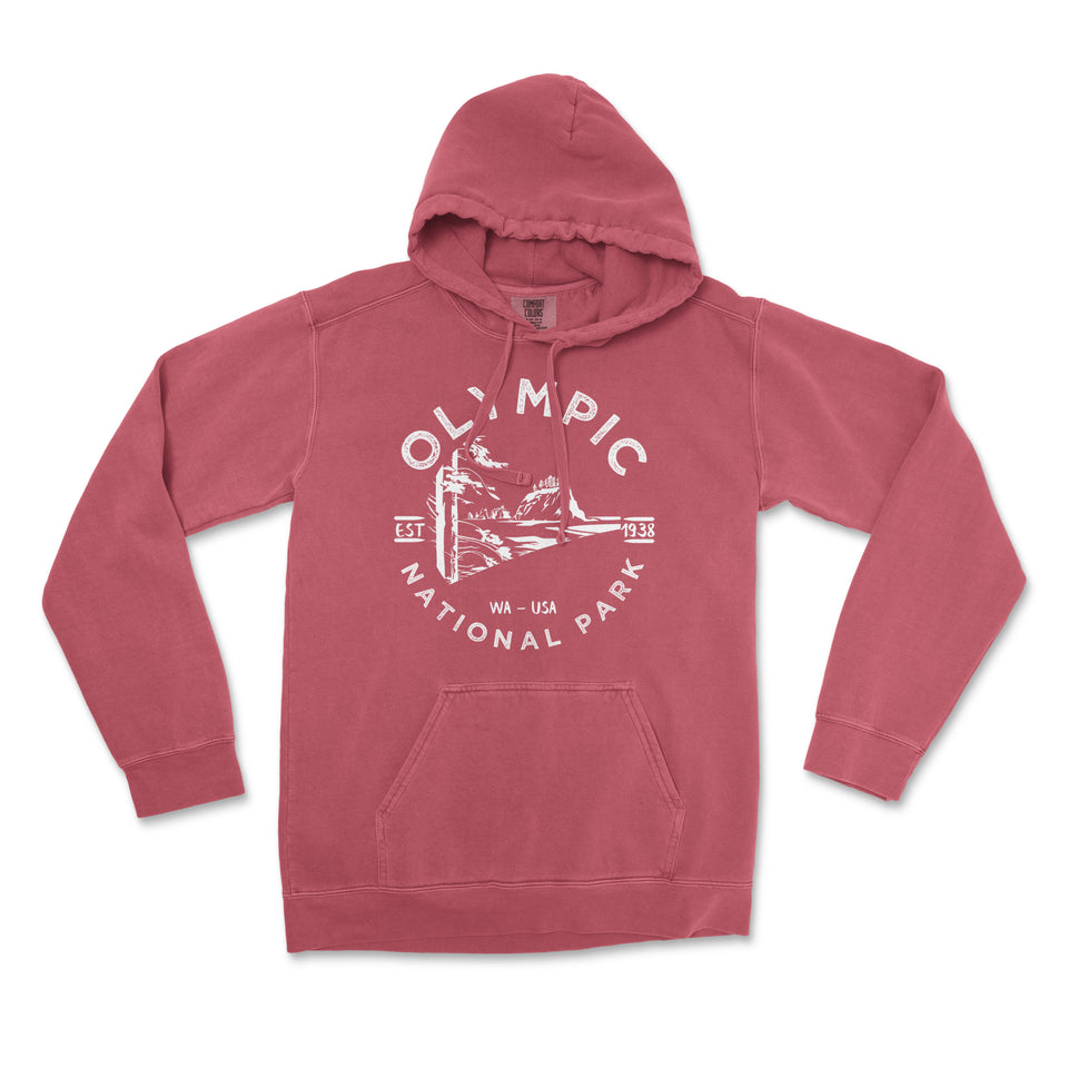 Olympic National Park Garment-Dyed Hoodie