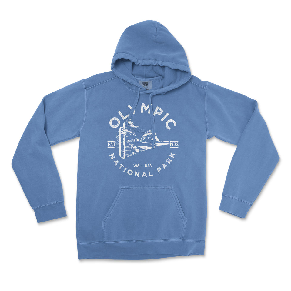 Olympic National Park Garment-Dyed Hoodie