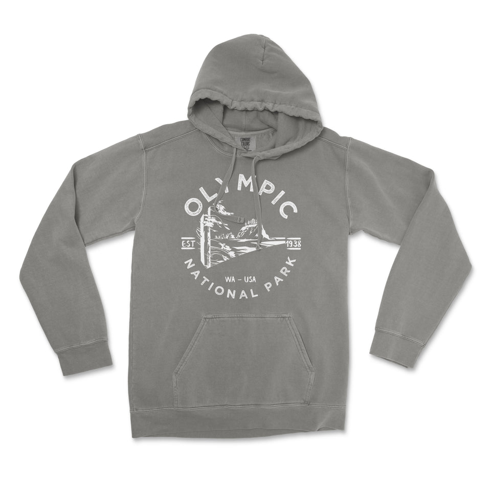 Olympic National Park Garment-Dyed Hoodie