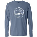 Rocky Mountain National Park Comfort Colors Long Sleeve T Shirt