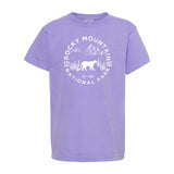 Rocky Mountain National Park Youth Comfort Colors T shirt