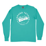 Grand Teton Valley National Park Comfort Colors Long Sleeve T Shirt