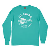 Glacier Valley National Park Comfort Colors Long Sleeve T Shirt