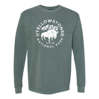 Yellowstone National Park Comfort Colors Long Sleeve T Shirt