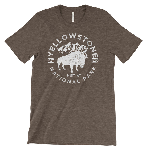 Yellowstone National Park Bison T shirt