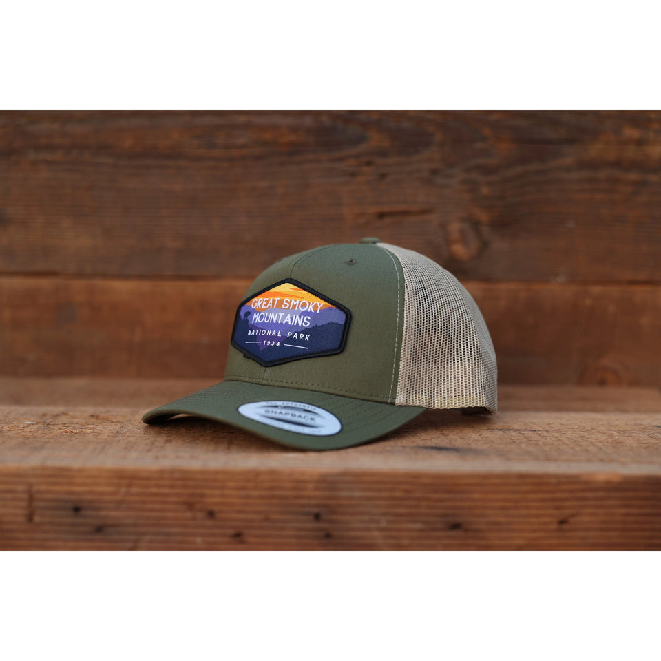 Great Smoky Mountains National Park Mesh Snapback Hat
