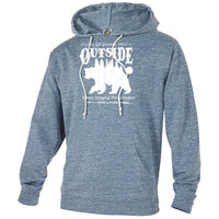 Get Outside National Park Adventure Unisex Snow Heather French Terry Hoodie - The National Park Store