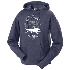 Yellowstone National Park Wolf Hoodie