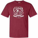 Climb Your Mountain Adventure Comfort Colors T Shirt
