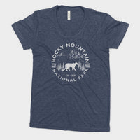 Rocky Mountain National Park Adventure Bella Canvas Women's Triblend Tshirt - The National Park Store